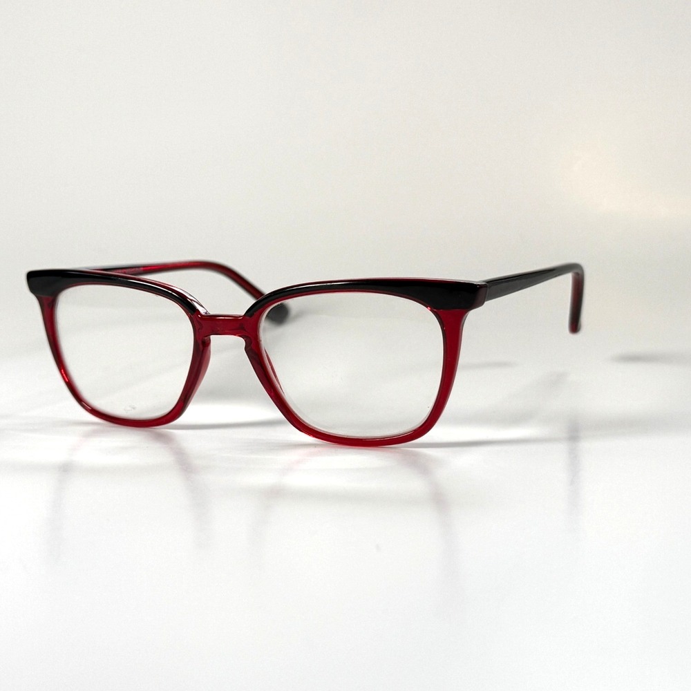 MODERN OPTICAL Welcome Eyeglasses Frame Only 49-19-140 Burgundy/Black Womens